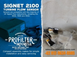 GF Signet 2100 Turbine Flow Sensor Profilter  large