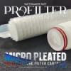 micro pleated filter cartridge polypropylene  medium