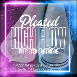 pfi pleated high flow filter cartridge indonesia  large