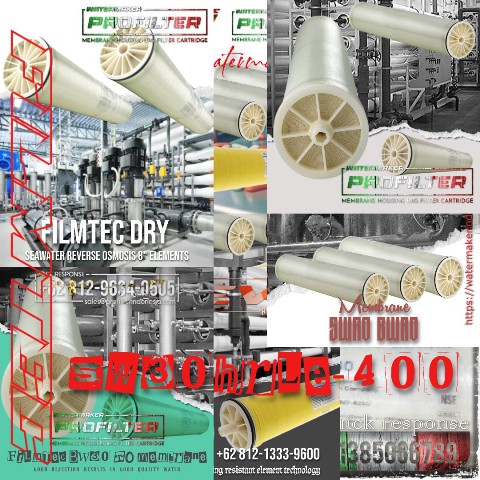 FilmTec SW30HRLE-400 Dry High Rejection Low Energy SWRO Membrane 8040