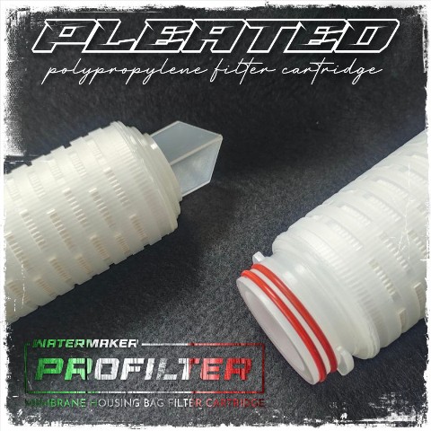 Pleated Filter Cartridge Polypropylene 40 inch untuk Industrial