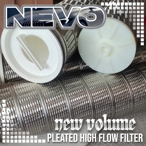 stainless steel high flow pleated filter cartridge peco
