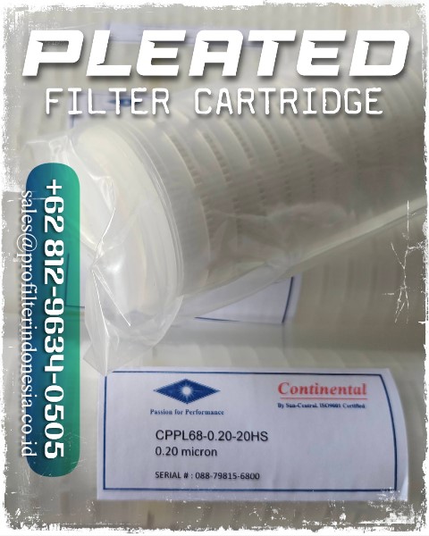 cppl68 pleated filter cartridge continental