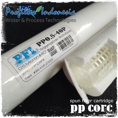pp core spun filter cartridge
