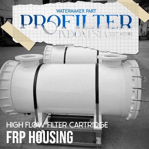 frp housing multi cartridge filter high flow