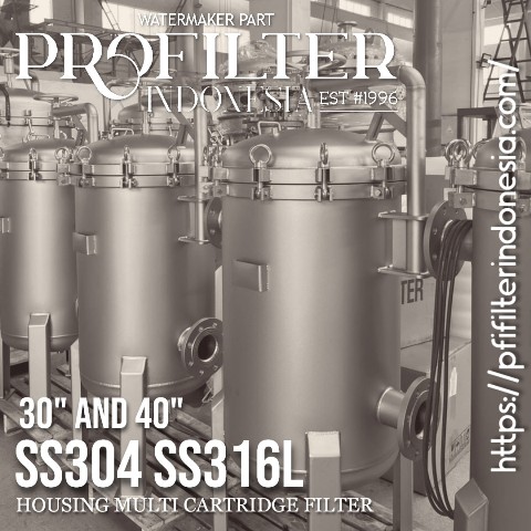 30 dan 40 inch housing multi cartridge filter stainless steel 30 dan 40 inch housing multi cartridge filter stainless steel