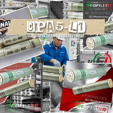 Hydranautics CPA5-LD Nitto BWRO Reverse Osmosis Membrane untuk Water Treatment Plant dan Industri