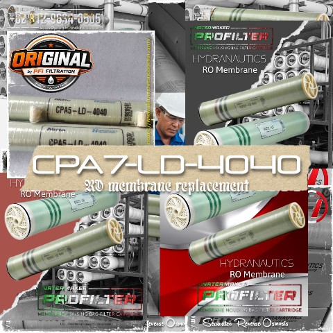 Hydranautics CPA7-LD-4040 Nitto BWRO Reverse Osmosis Membrane 4 Inch untuk OEM Water Treatment