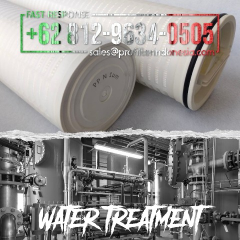 cartridge filter water treatment pltu power plant