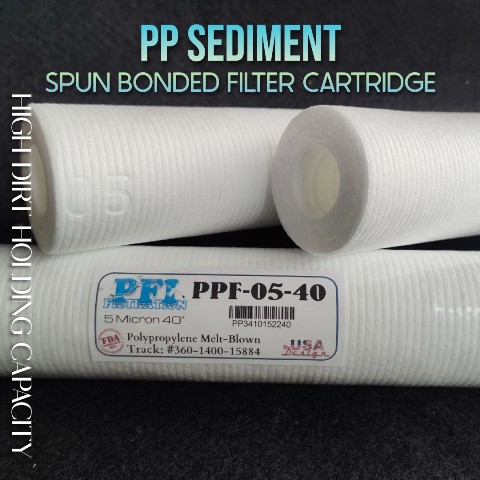 pp spun sediment filter cartridge