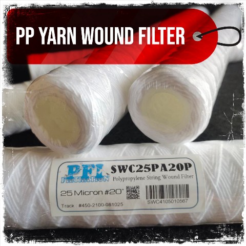 Polypropylene String Wound Filter Cartridge Yarn