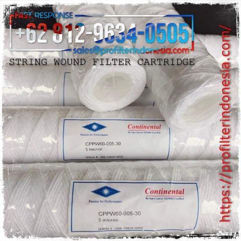 cppw60 continental filter cartridge string wound by sun central