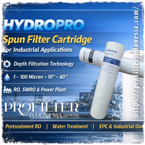 Hydropro 30 inch Spun Cartridge Filter Indonesia