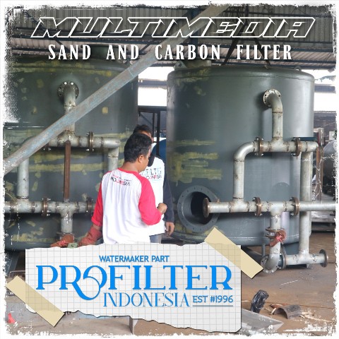 profilter multimedia sand and carbon filter