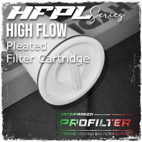 HydroPro HFPL High Flow Pleated Filter Cartridge