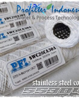 cotton stainless steel core string wound filter cartridge benang